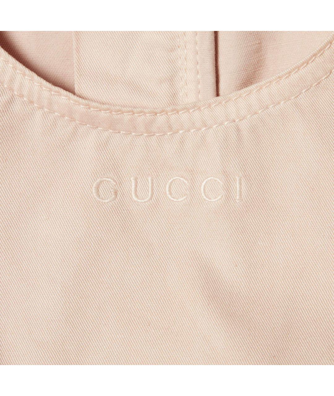GUCCI Розовая футболка, фото 2