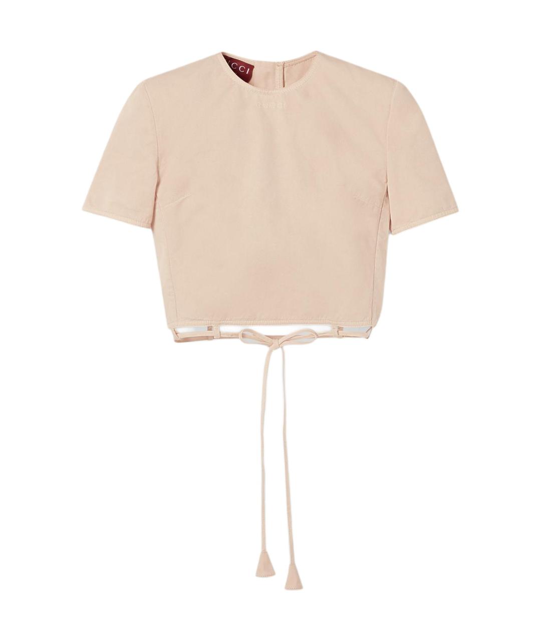 GUCCI Розовая футболка, фото 1
