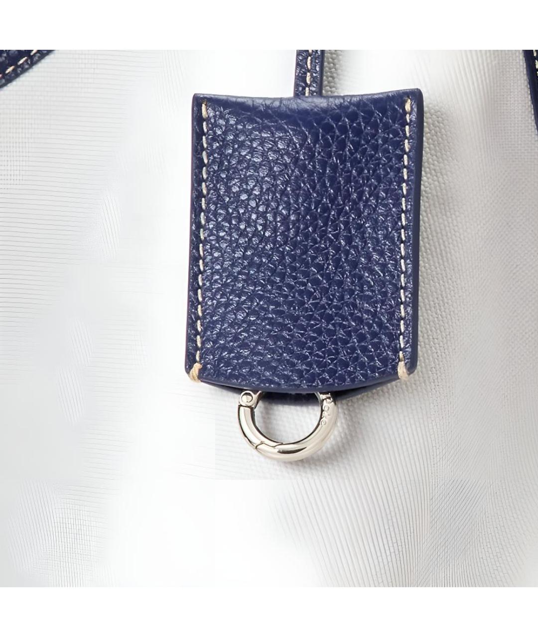 POLO RALPH LAUREN Белая тканевая сумка через плечо, фото 3