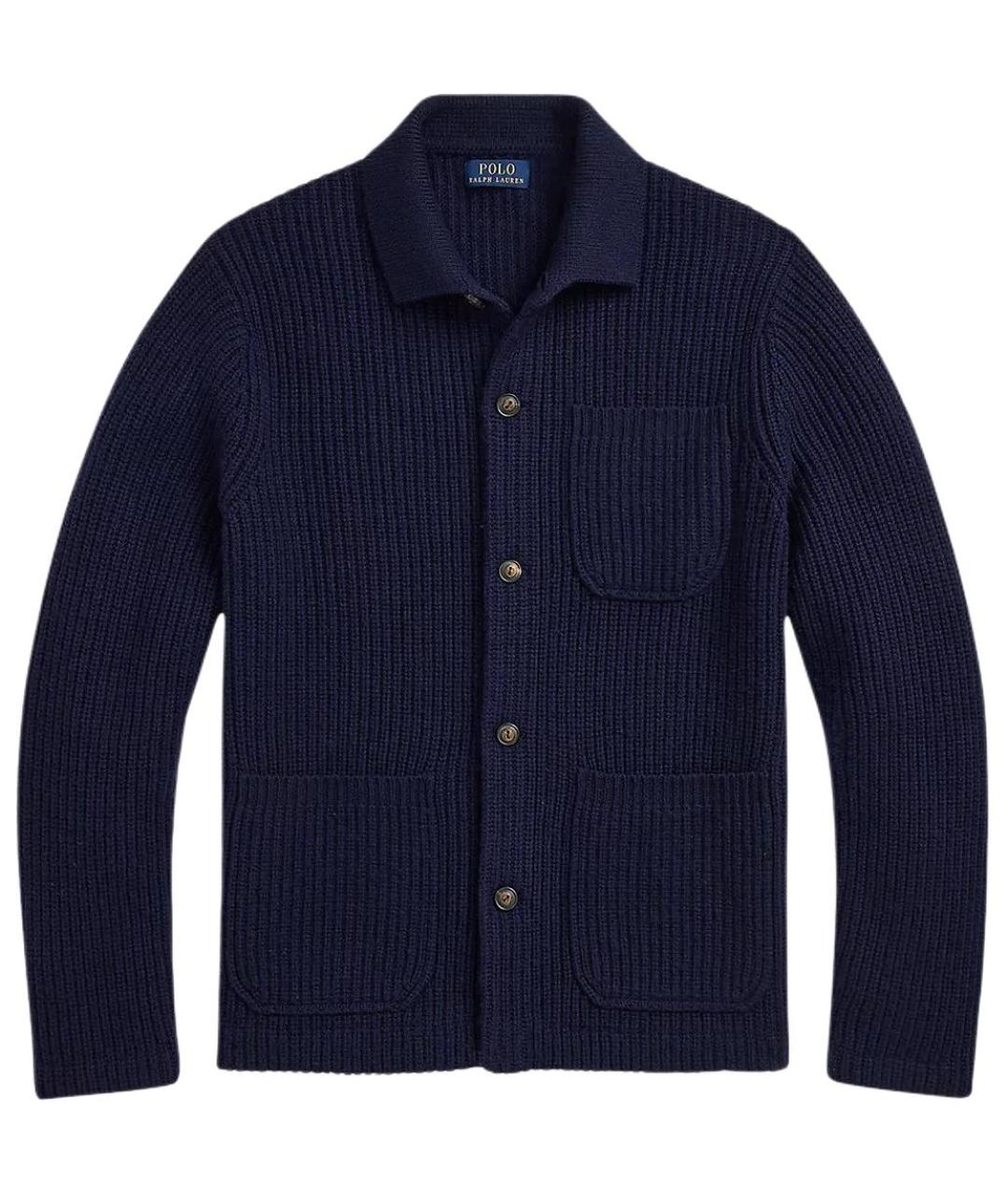 POLO RALPH LAUREN Синий кардиган, фото 1