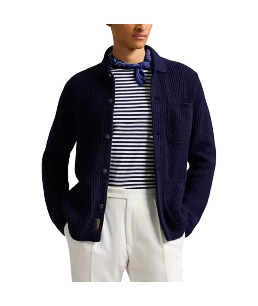 POLO RALPH LAUREN Синий кардиган, фото 2