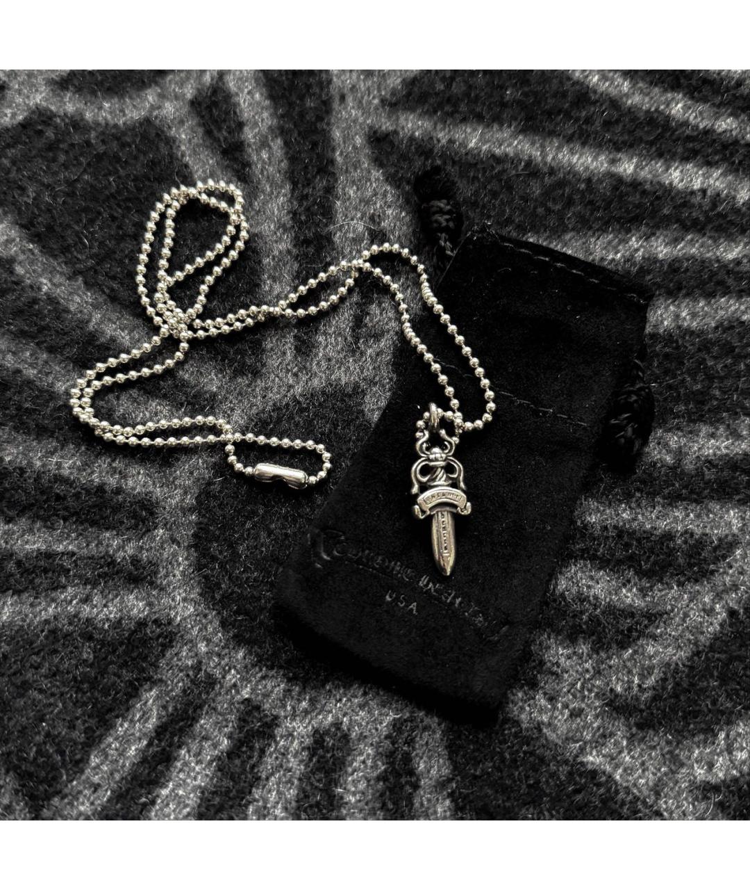 CHROME HEARTS Серебряная серебряная цепочка/подвеска, фото 2