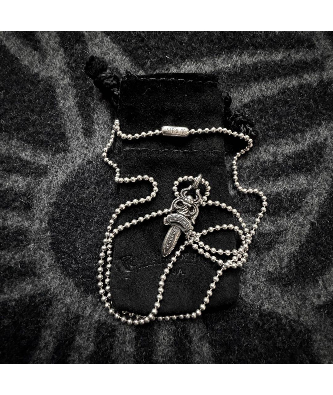 CHROME HEARTS Серебряная серебряная цепочка/подвеска, фото 4
