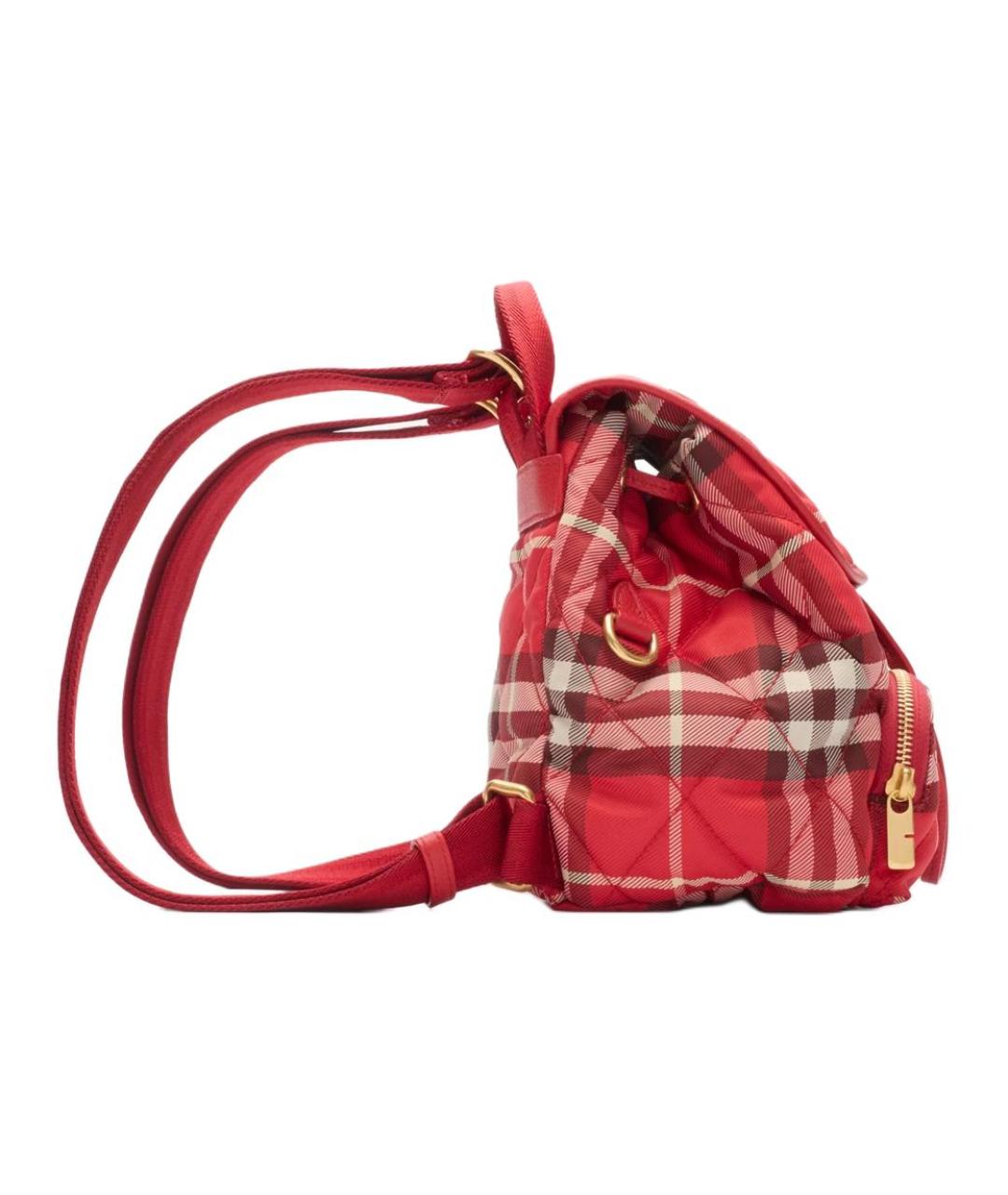BURBERRY Красный тканевый рюкзак, фото 2