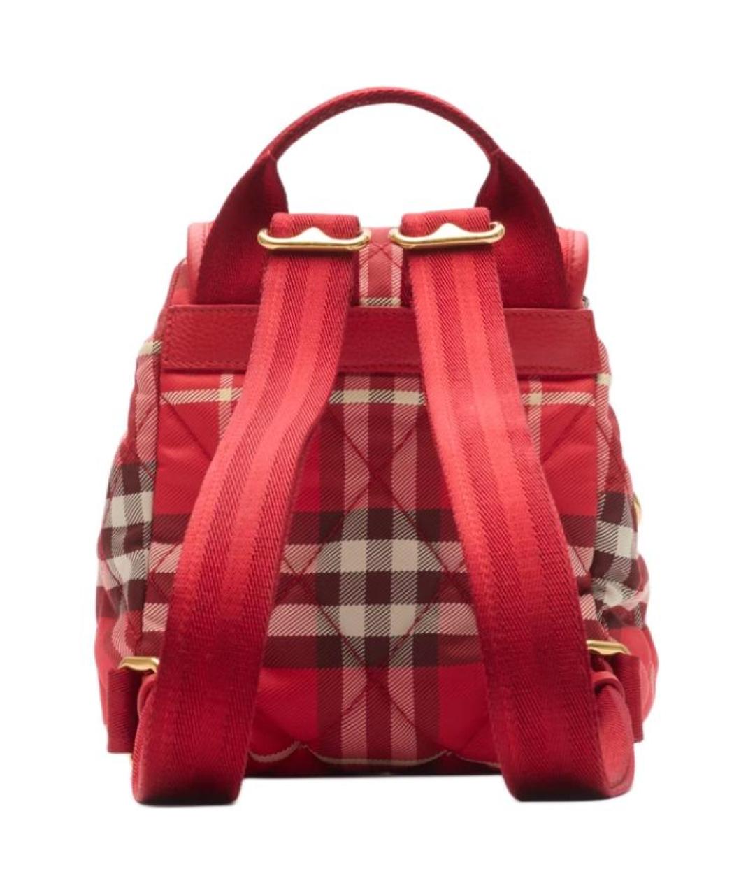 BURBERRY Красный тканевый рюкзак, фото 3