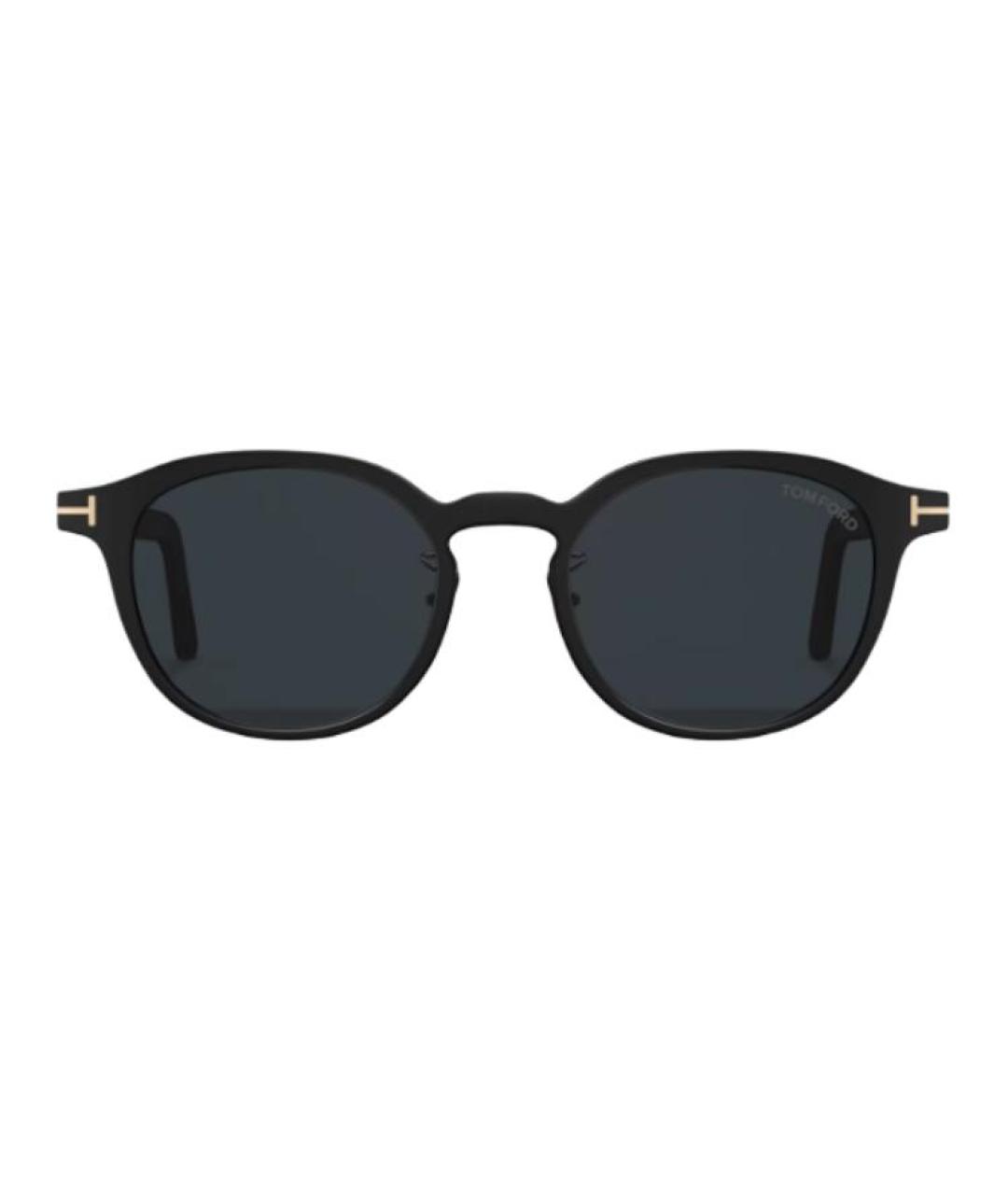 TOM FORD Черные пластиковые солнцезащитные очки, фото 2