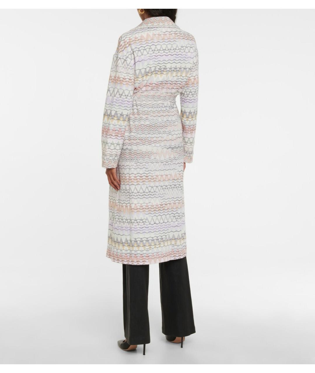 MISSONI Белое шерстяное пальто, фото 4