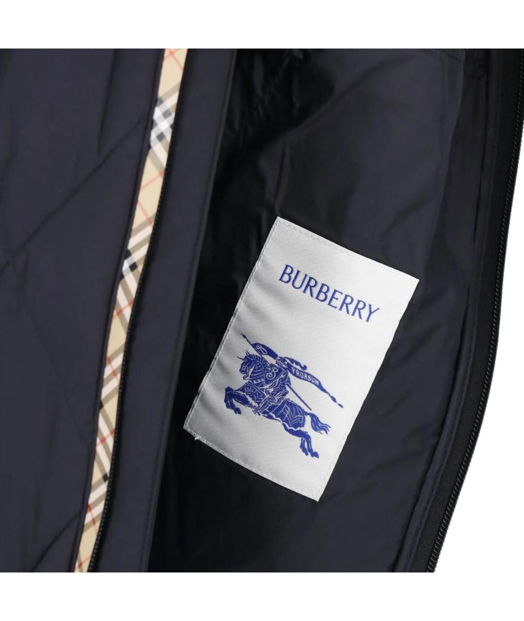 BURBERRY Черная куртка, фото 5
