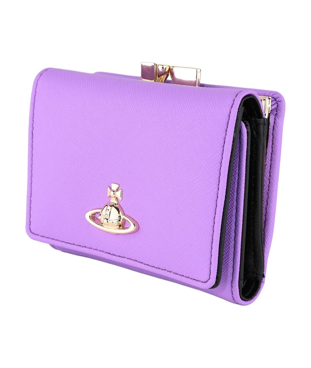 VIVIENNE WESTWOOD Фиолетовый кошелек, фото 2