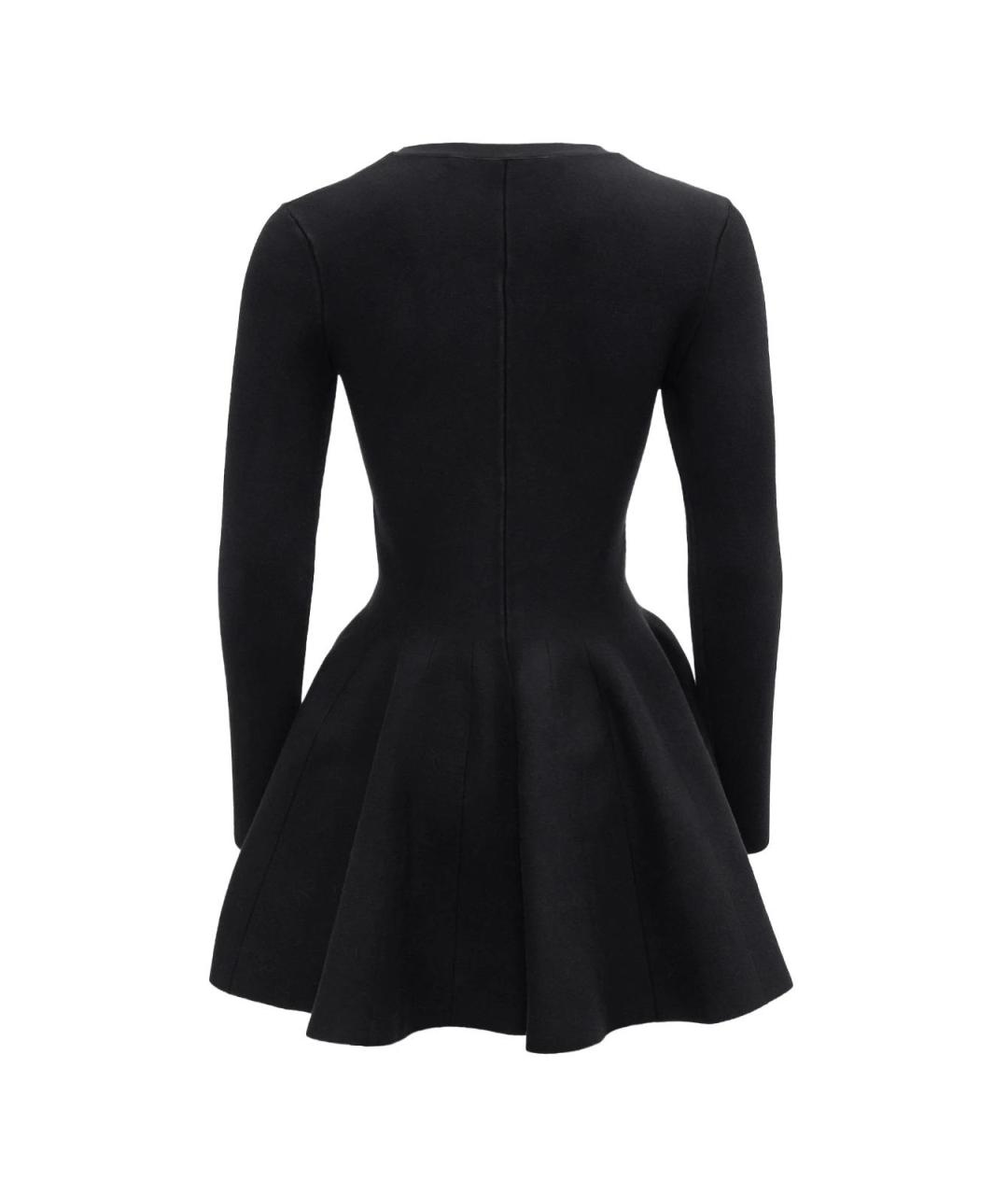ALEXANDER WANG Черное хлопковое повседневное платье, фото 2