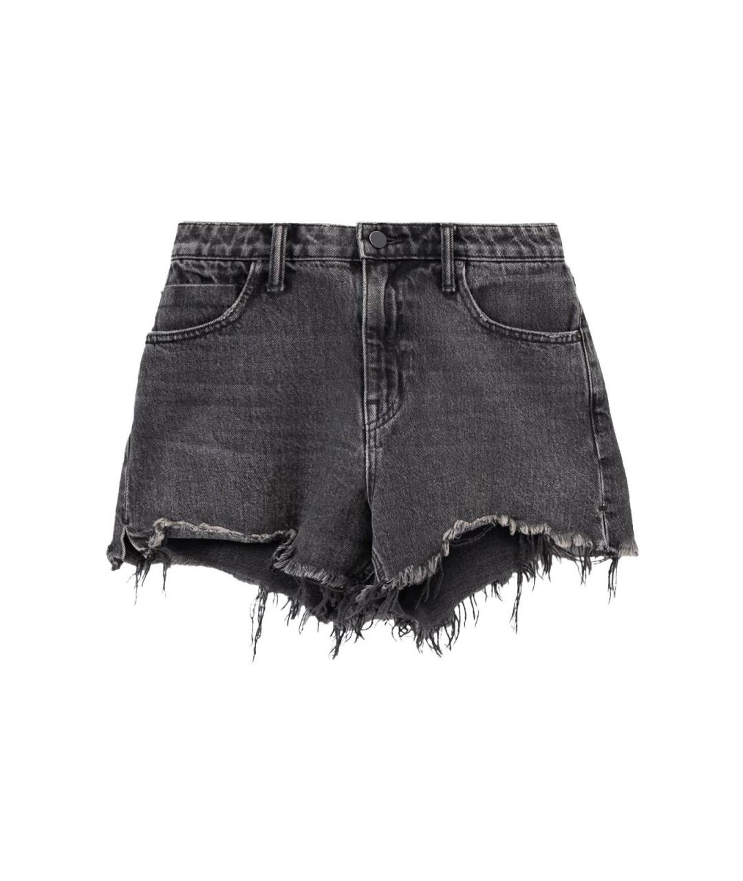 ALEXANDER WANG Черные хлопковые шорты, фото 1