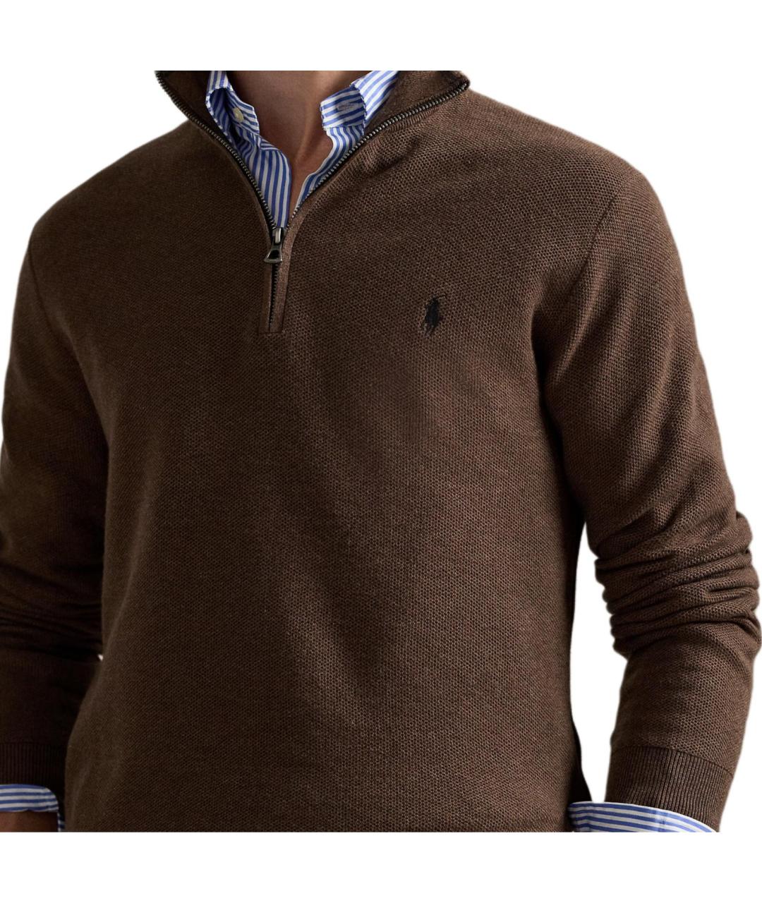 POLO RALPH LAUREN Коричневый джемпер / свитер, фото 5