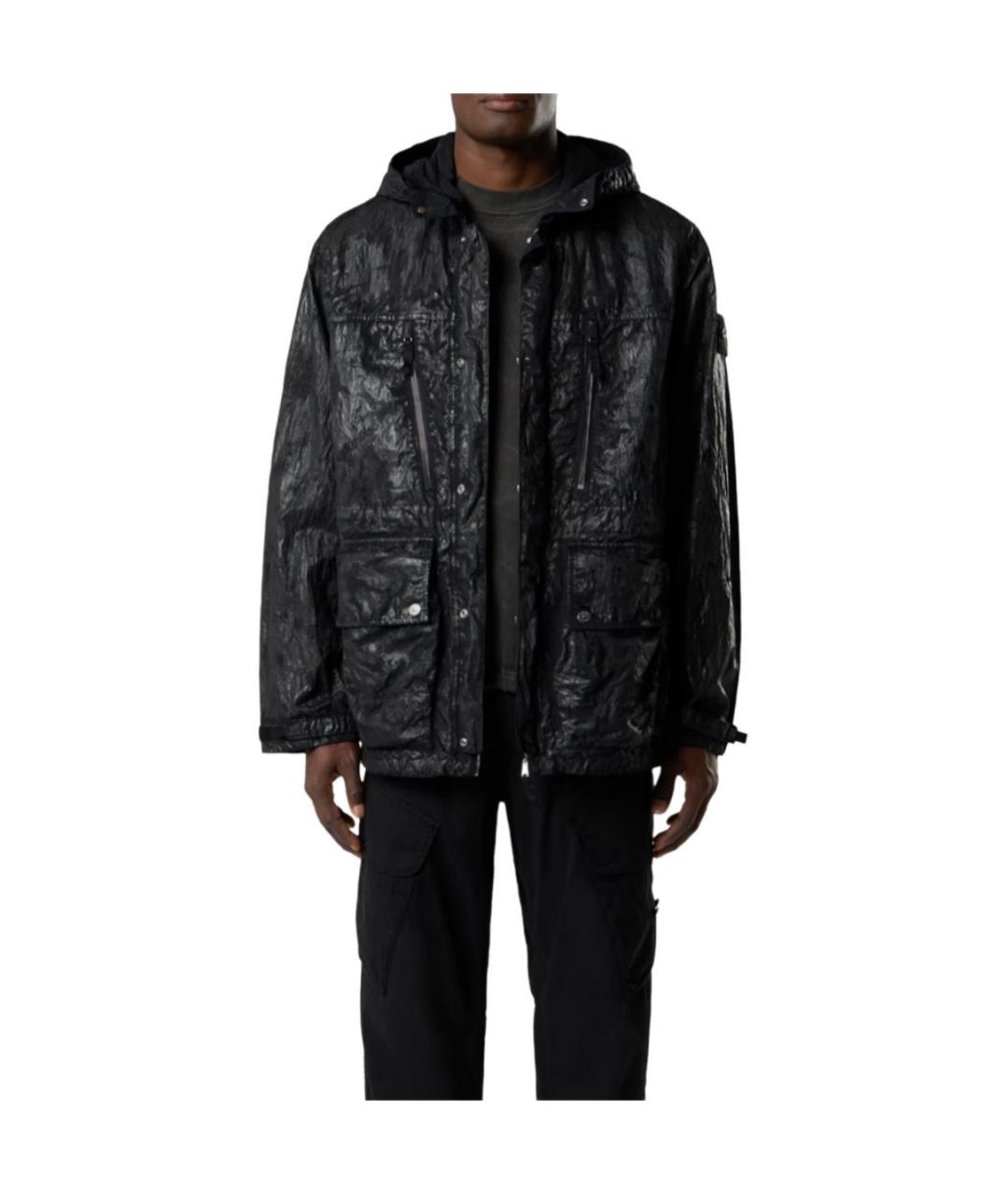 STONE ISLAND Черная куртка, фото 3