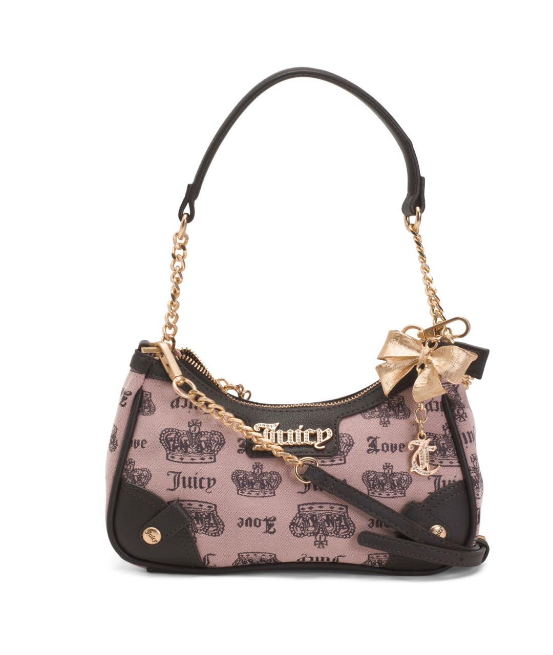 JUICY COUTURE Розовая сумка с короткими ручками, фото 5