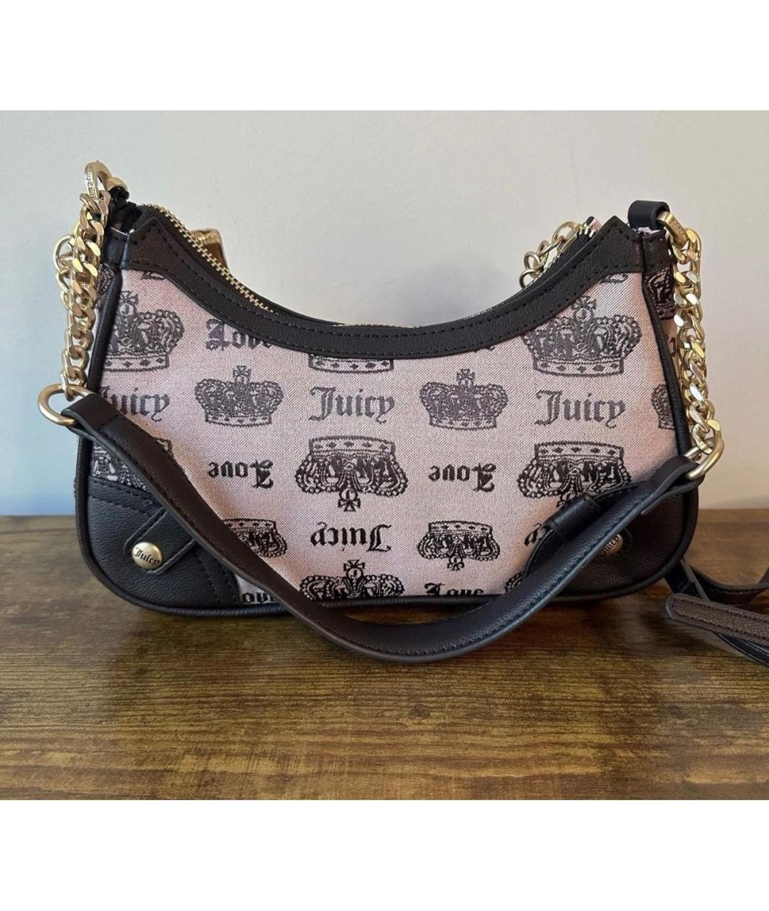 JUICY COUTURE Розовая сумка с короткими ручками, фото 3