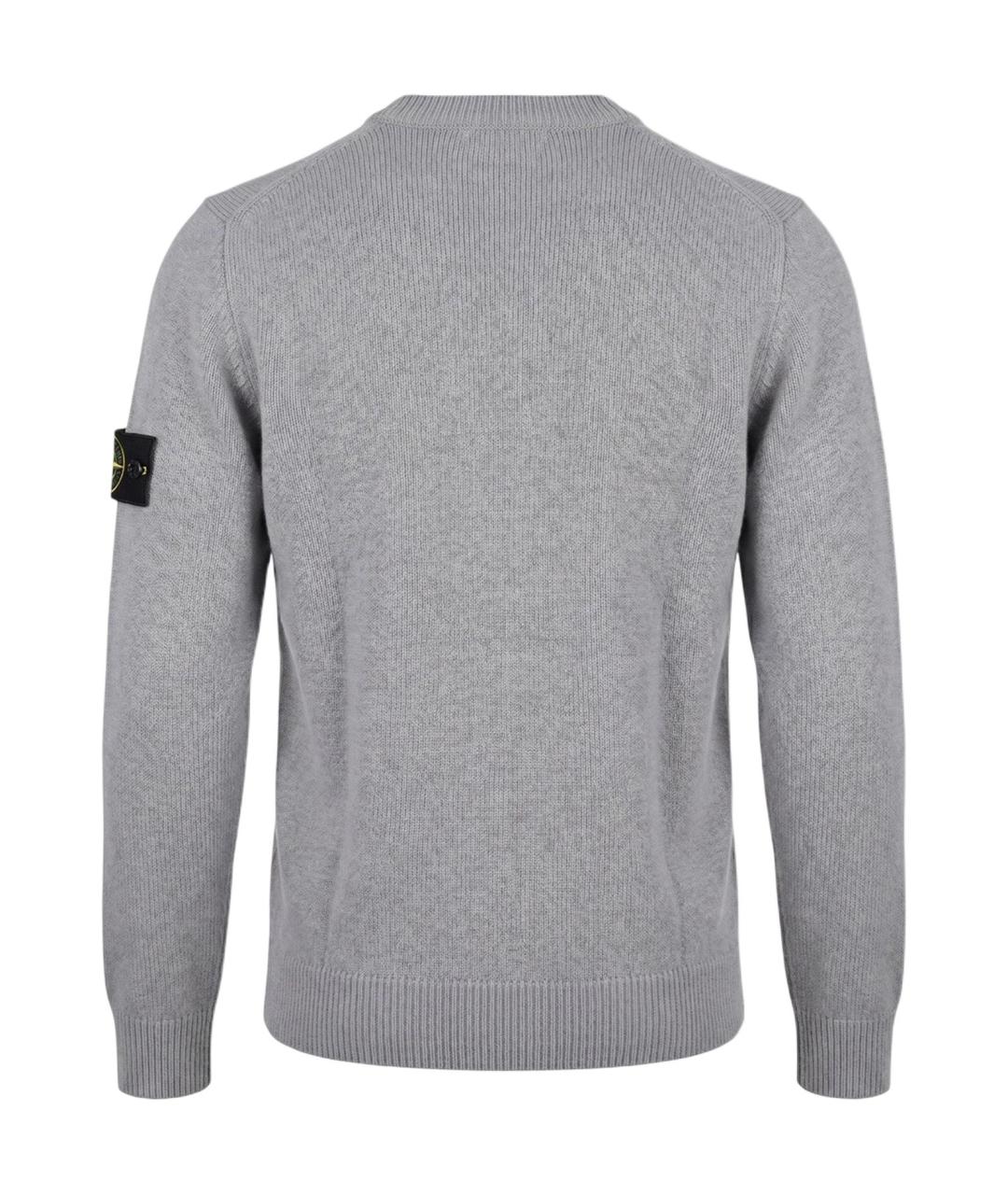 STONE ISLAND Серый джемпер / свитер, фото 2