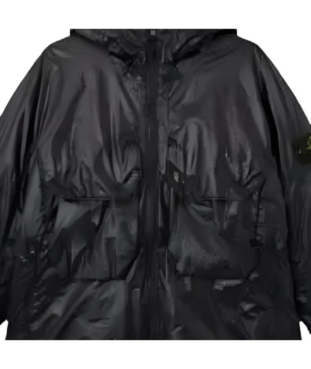 STONE ISLAND Черный пуховик, фото 4