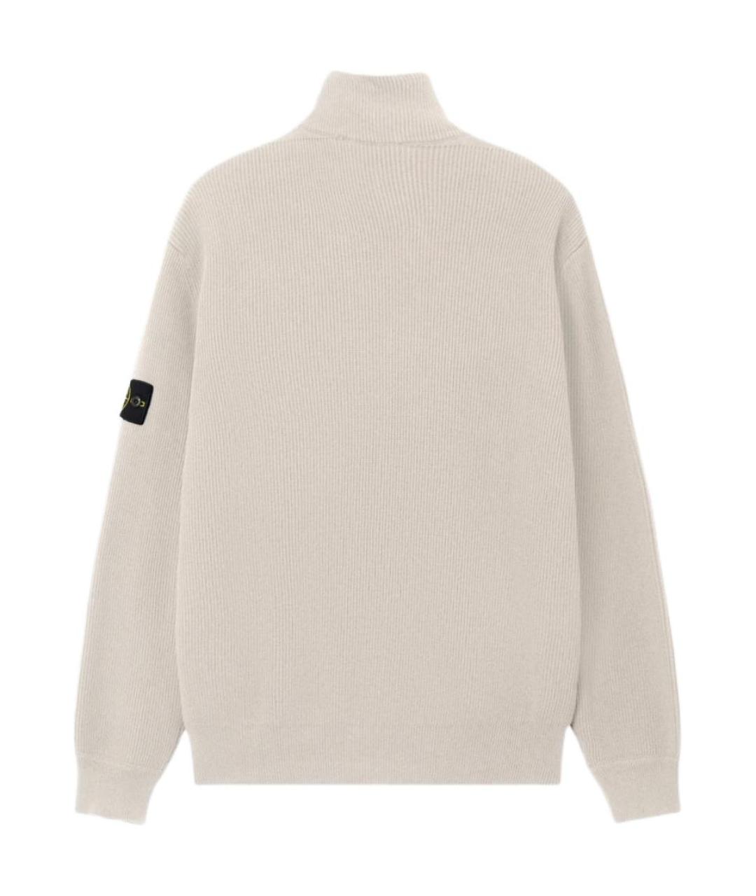 STONE ISLAND Бежевый джемпер / свитер, фото 2