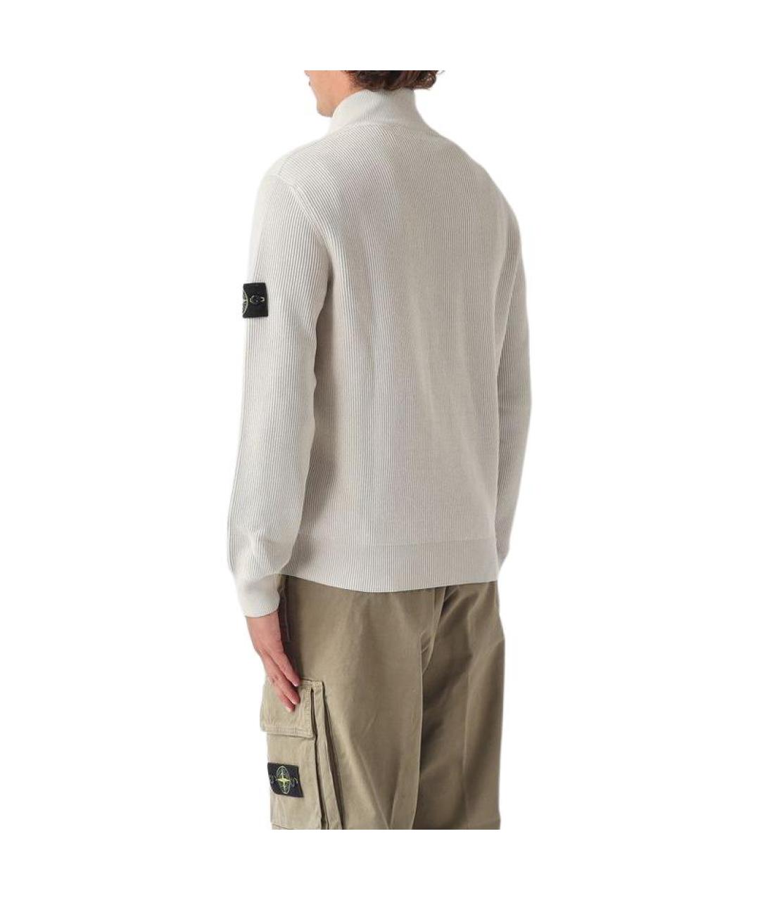 STONE ISLAND Бежевый джемпер / свитер, фото 4