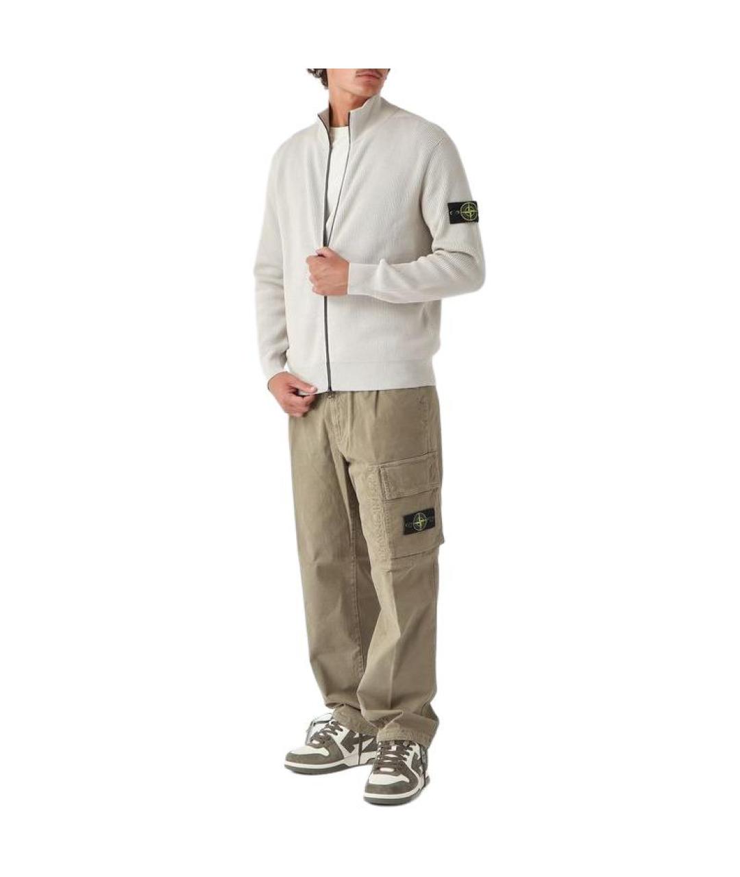 STONE ISLAND Бежевый джемпер / свитер, фото 5
