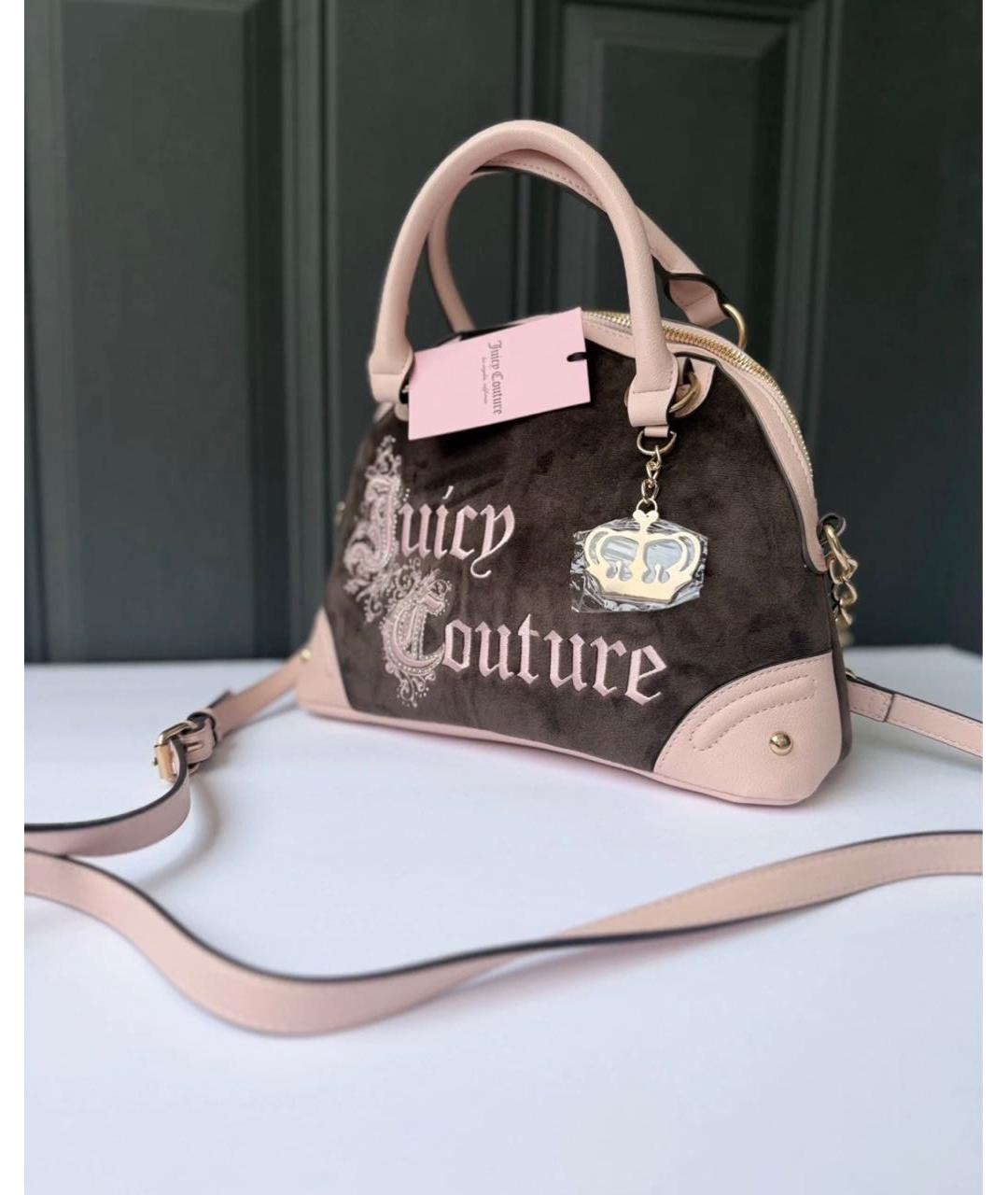 JUICY COUTURE Коричневая сумка через плечо, фото 2