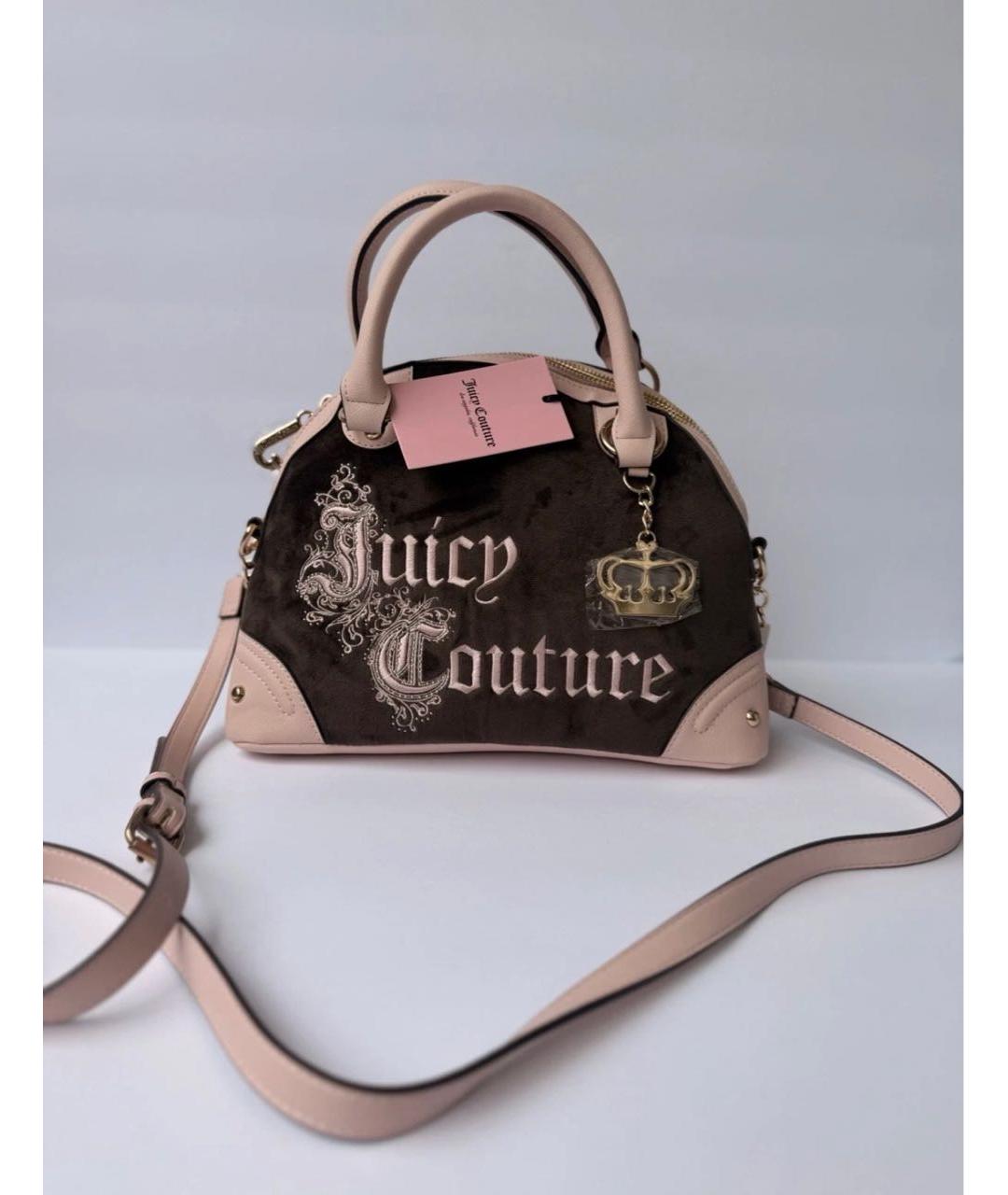 JUICY COUTURE Коричневая сумка через плечо, фото 5