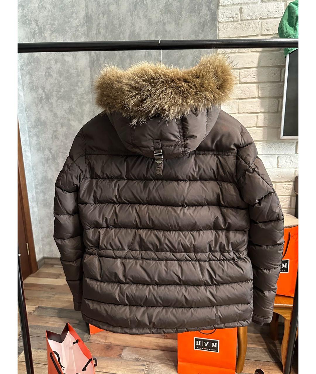 MONCLER Хаки пуховик, фото 3