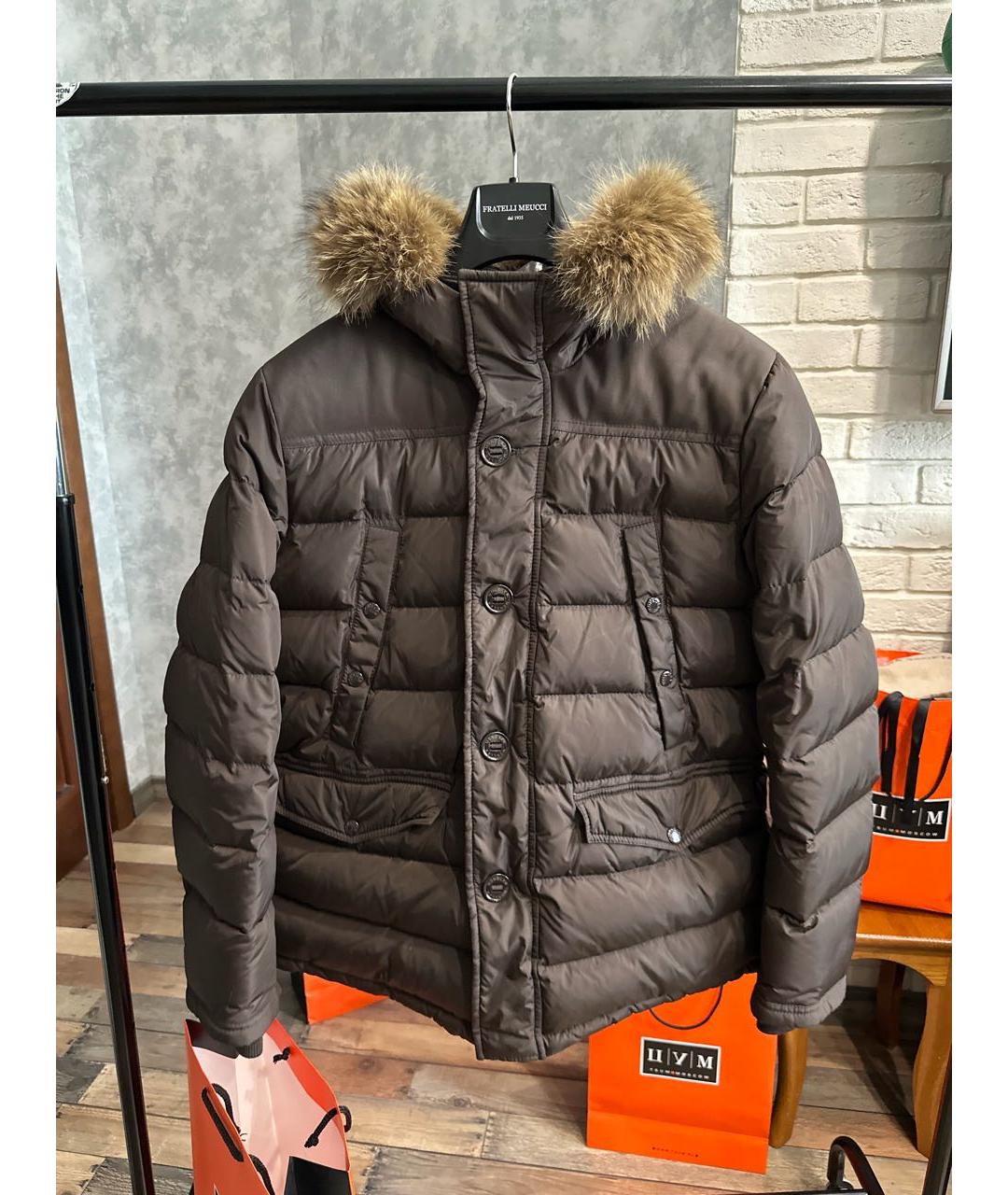 MONCLER Хаки пуховик, фото 9