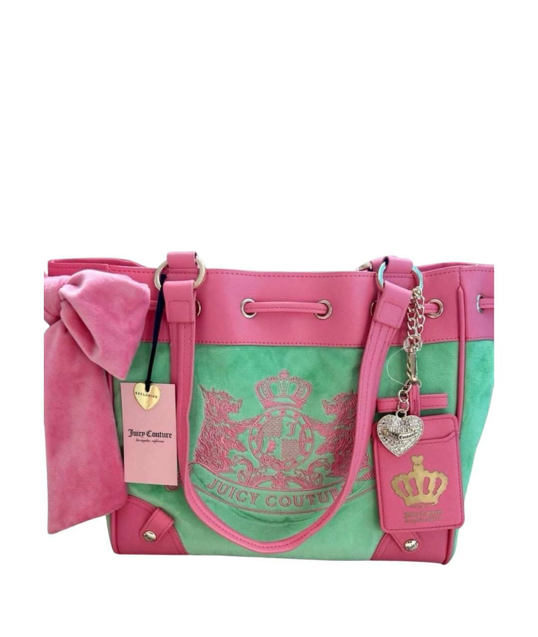 JUICY COUTURE Зеленая сумка тоут, фото 1