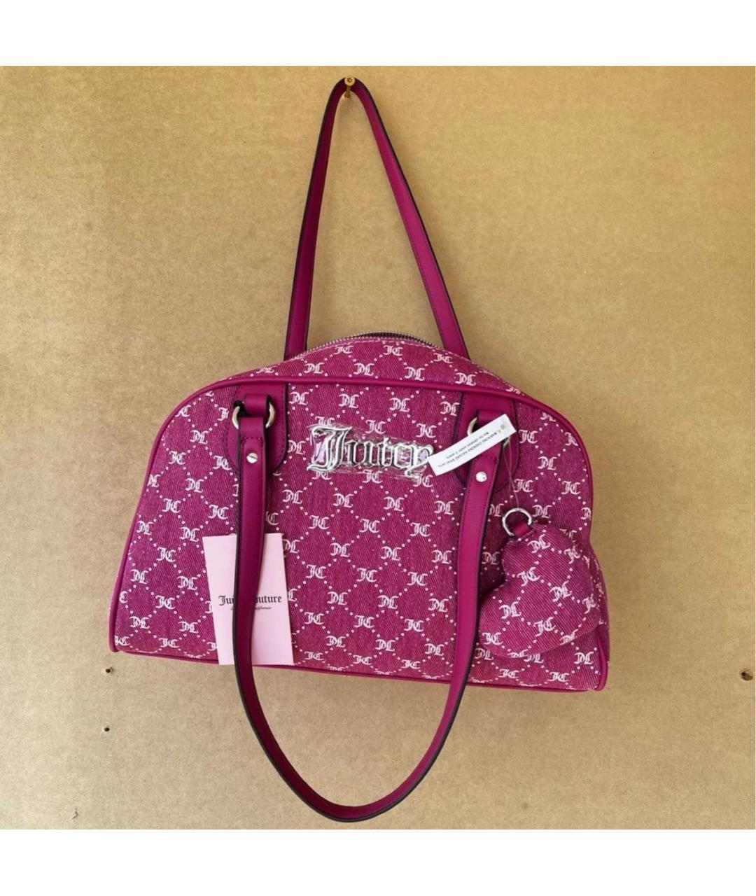 JUICY COUTURE Розовая сумка тоут, фото 4