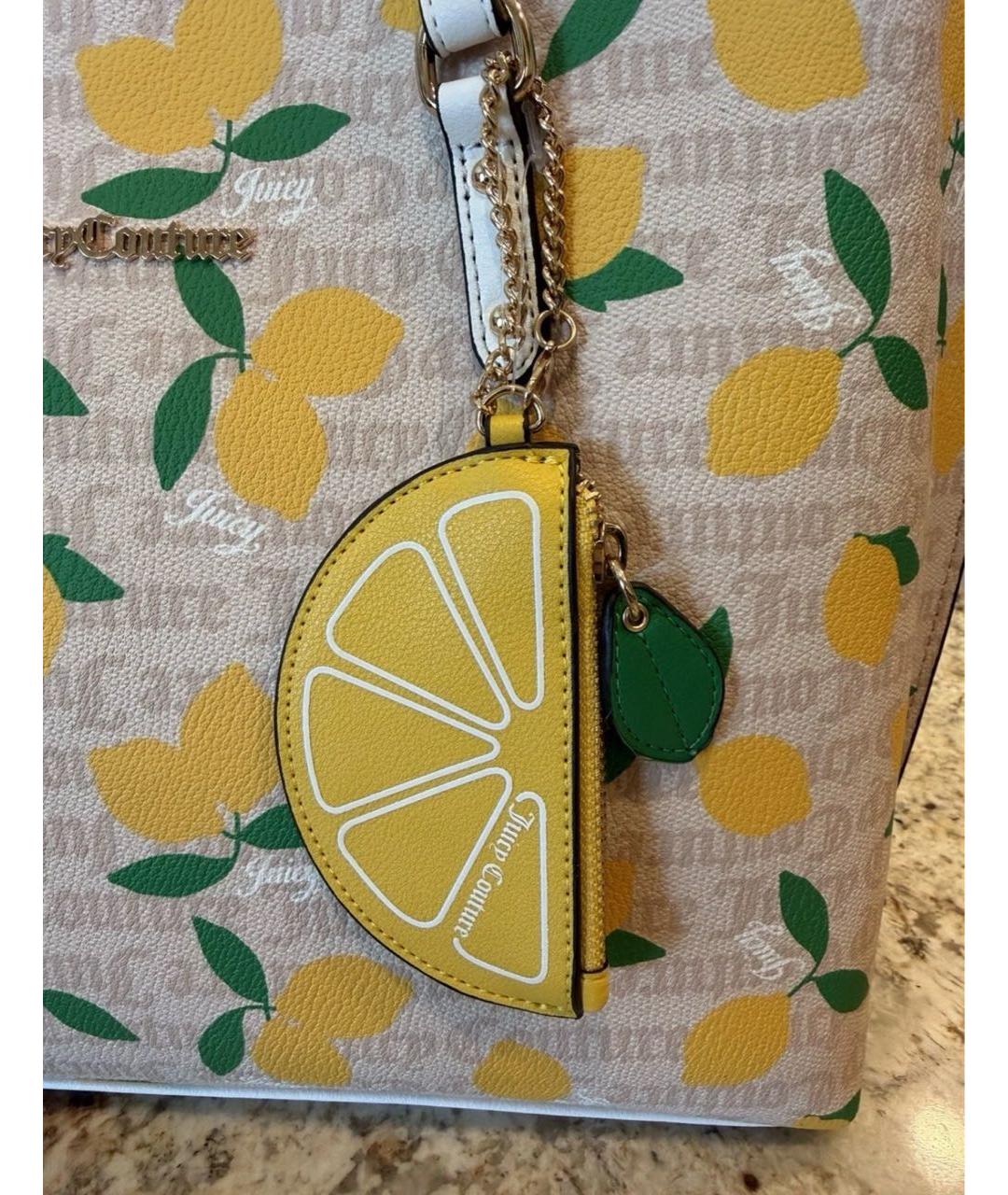 JUICY COUTURE Белая сумка тоут, фото 2