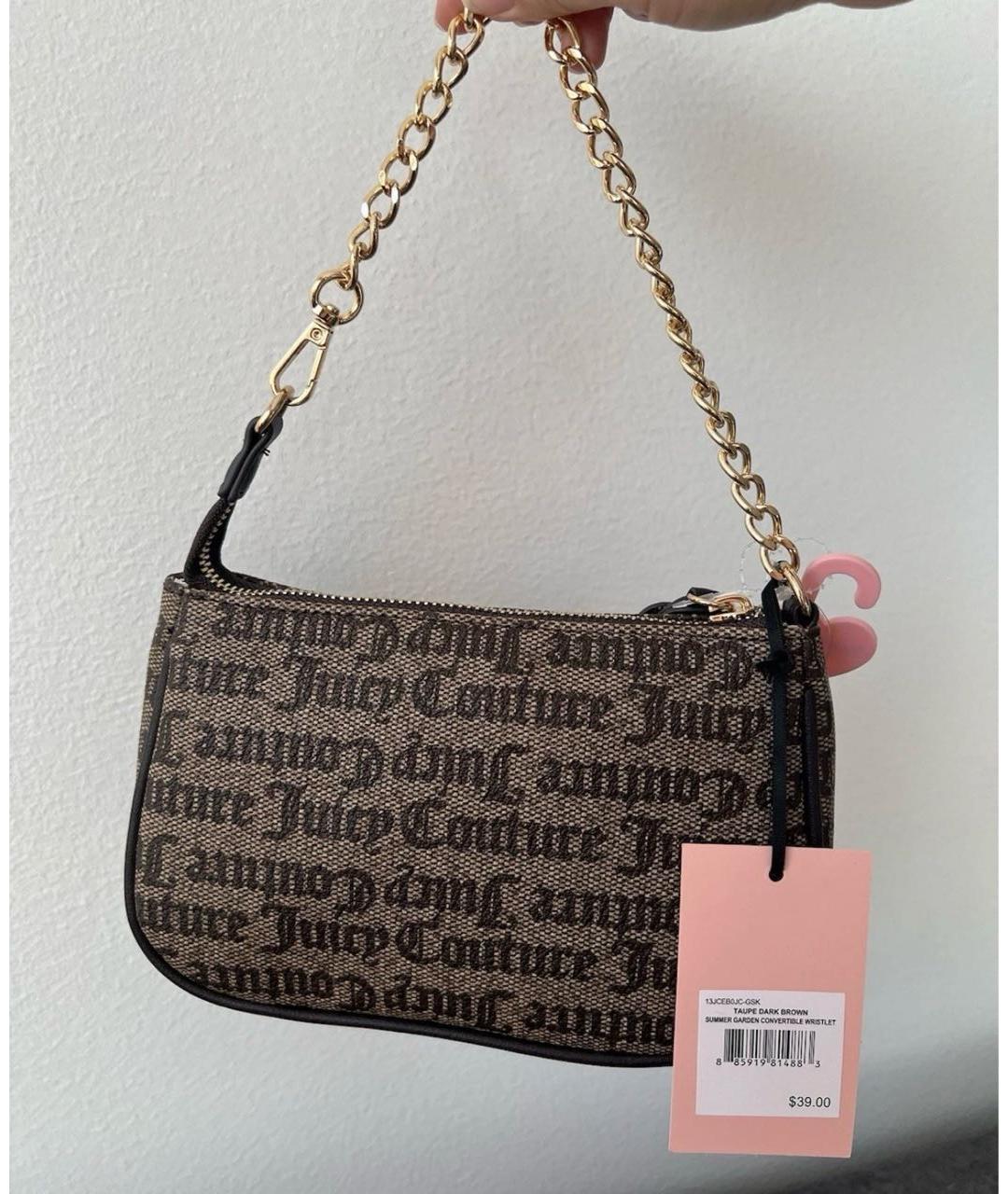 JUICY COUTURE Коричневая сумка с короткими ручками, фото 2