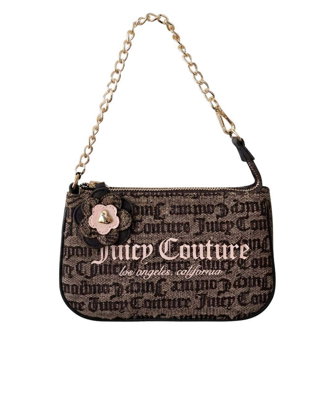 JUICY COUTURE Коричневая сумка с короткими ручками, фото 1