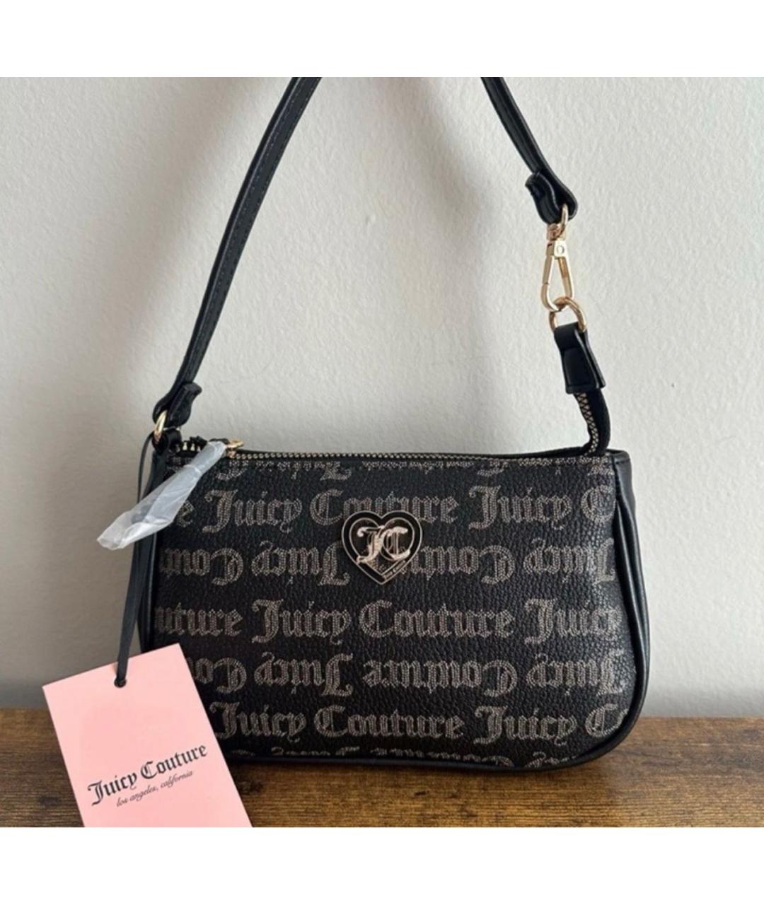 JUICY COUTURE Коричневая сумка с короткими ручками, фото 4