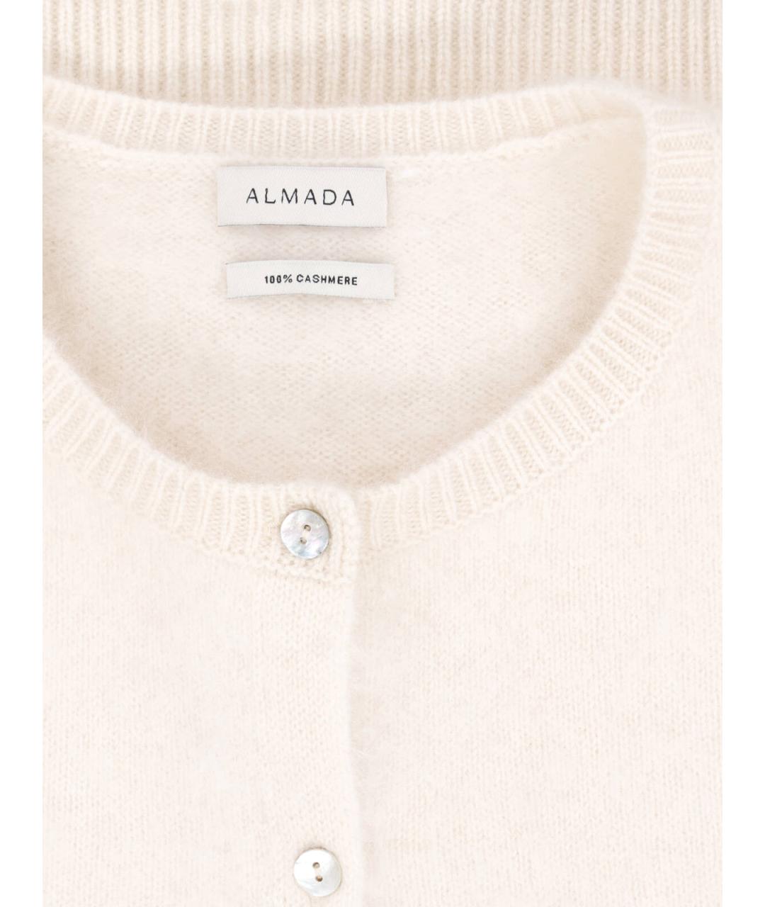 ALMADA LABEL Бежевый кашемировый джемпер / свитер, фото 3