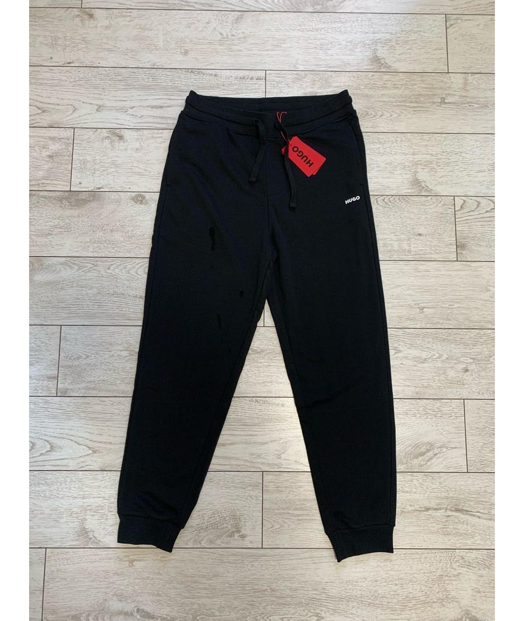HUGO BOSS Черный хлопковый спортивный костюм, фото 3