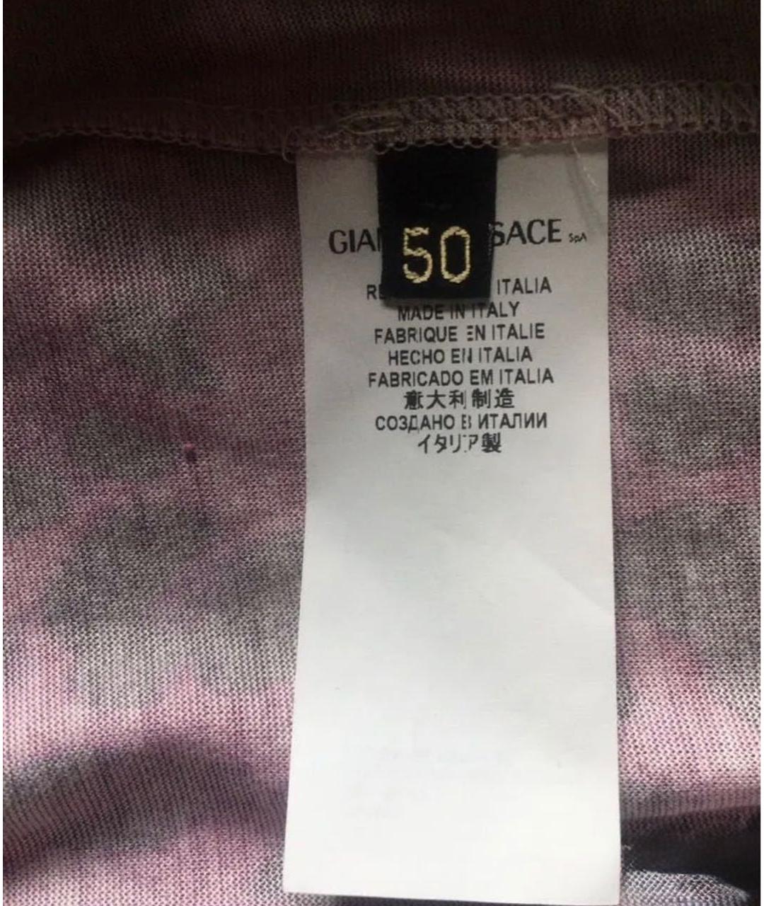 VERSACE Мульти вискозная майка, фото 6