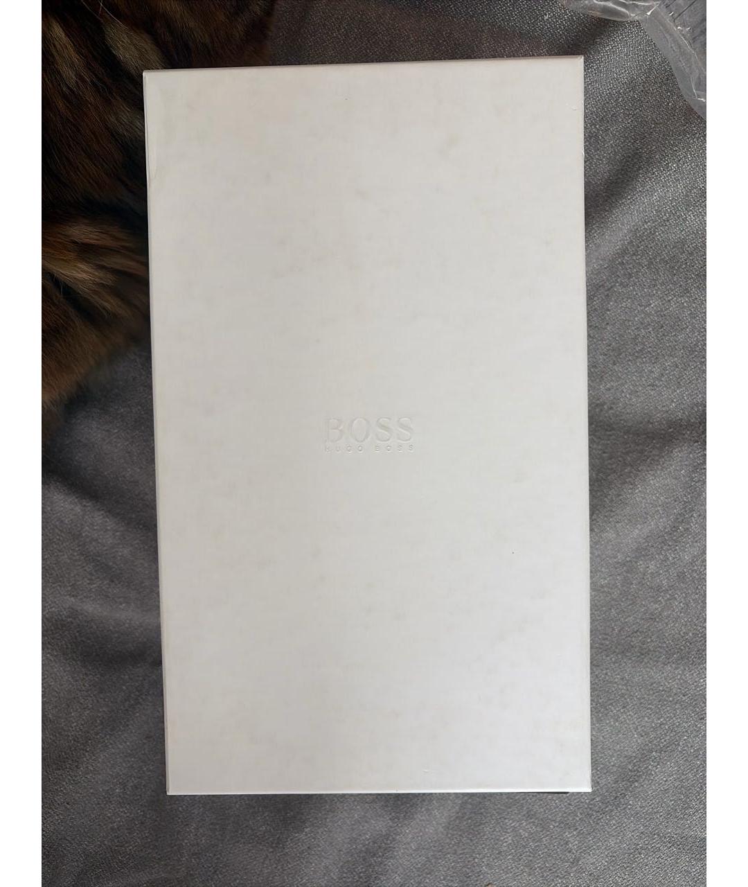 HUGO BOSS Синие замшевые туфли, фото 8