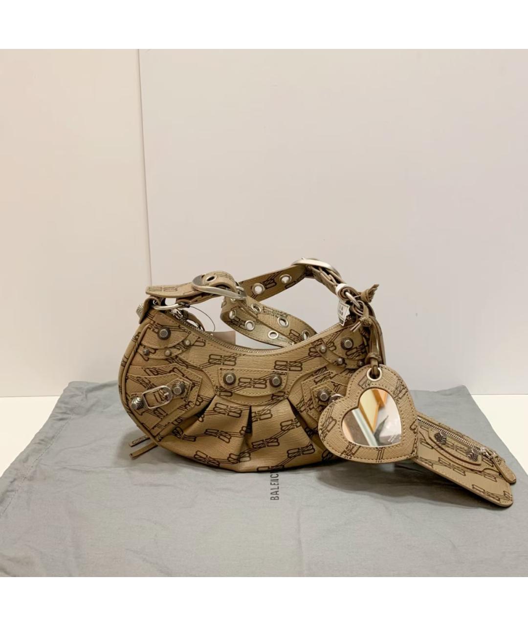 BALENCIAGA Коричневая сумка через плечо, фото 5