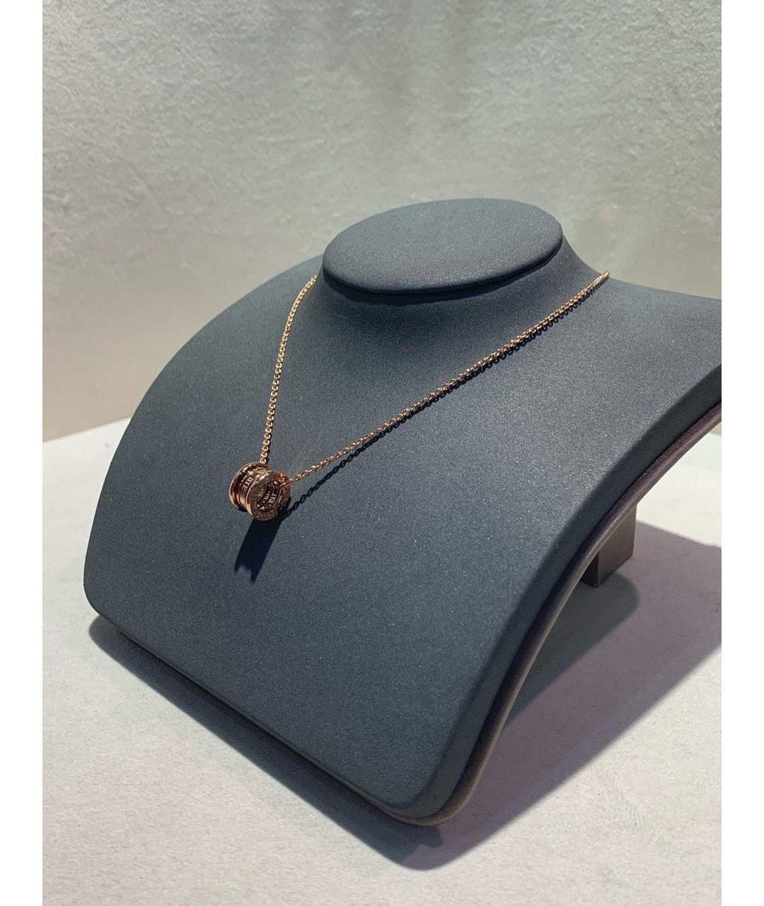 BVLGARI Золотое колье из розового золота, фото 7