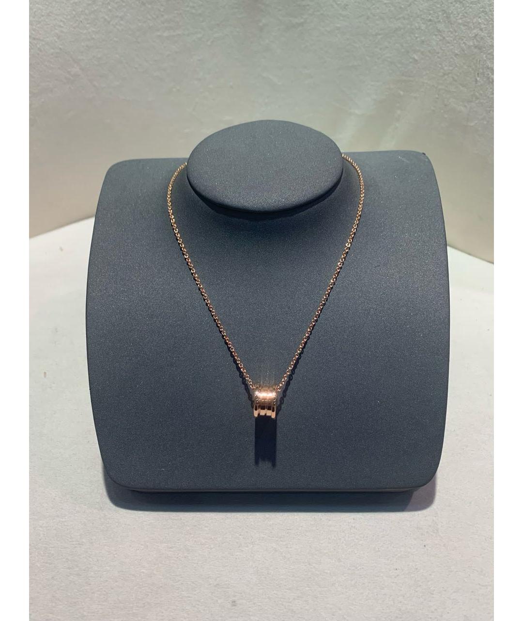 BVLGARI Золотое колье из розового золота, фото 8