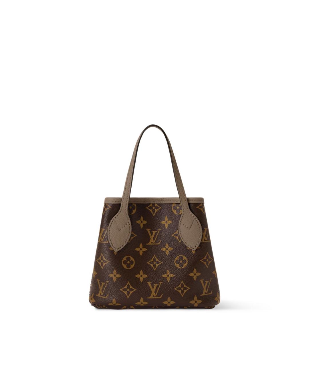 LOUIS VUITTON Коричневая сумка тоут из канвы, фото 4