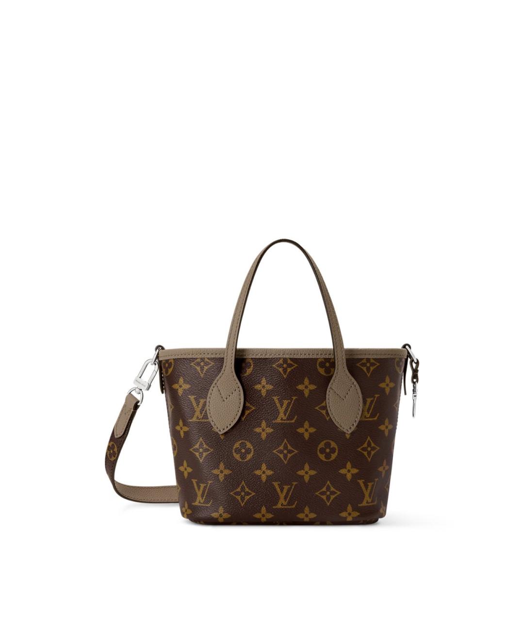 LOUIS VUITTON Коричневая сумка тоут из канвы, фото 2