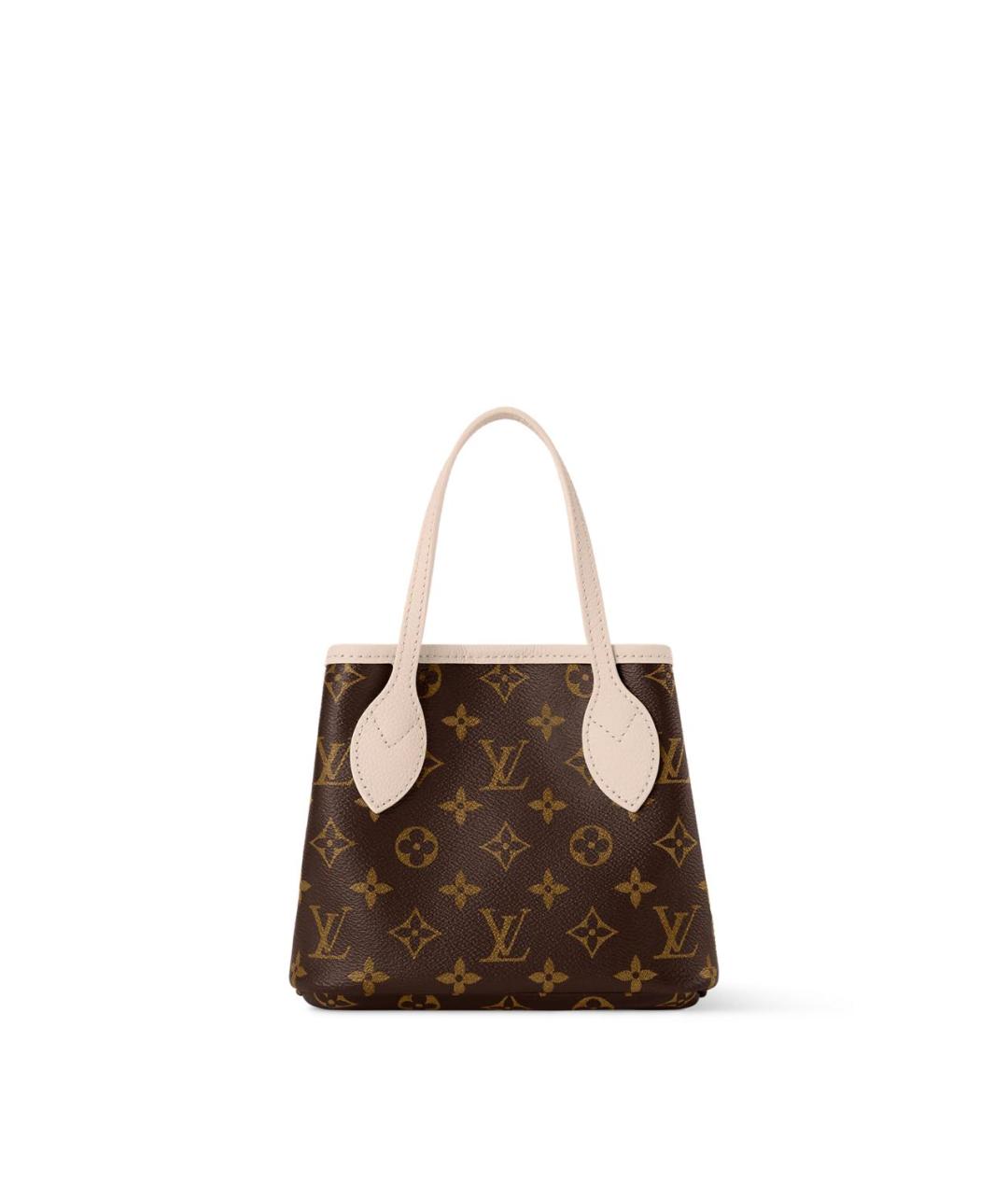 LOUIS VUITTON Коричневая сумка тоут из канвы, фото 4
