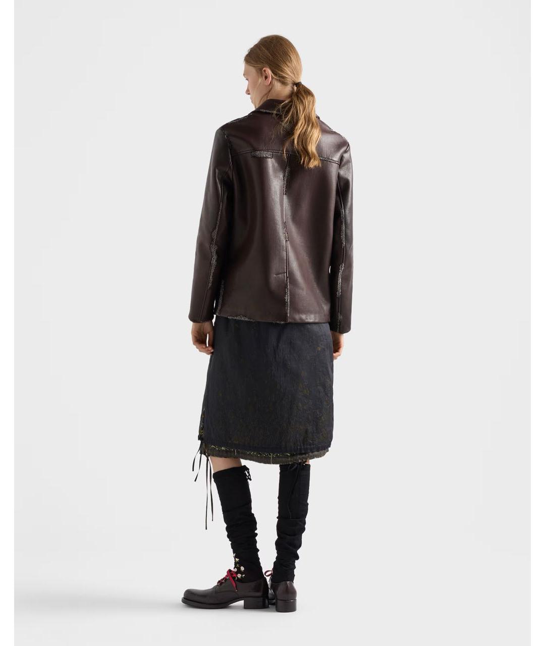 PRADA Кожаная куртка, фото 5