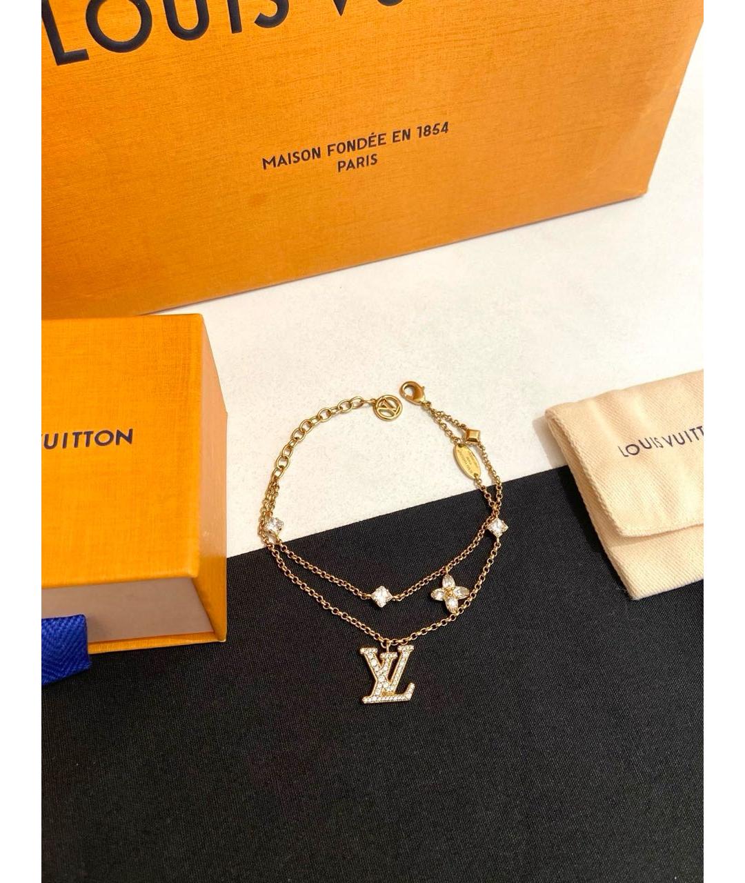 LOUIS VUITTON Золотой браслет, фото 4
