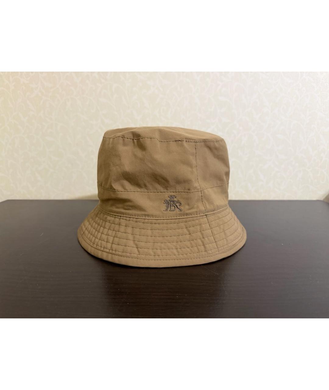 BARACUTA Бежевая хлопковая шляпа, фото 6
