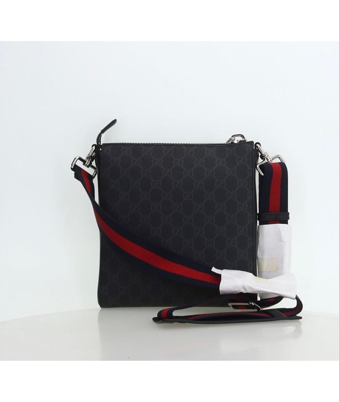 GUCCI Черная кожаная сумка на плечо, фото 3