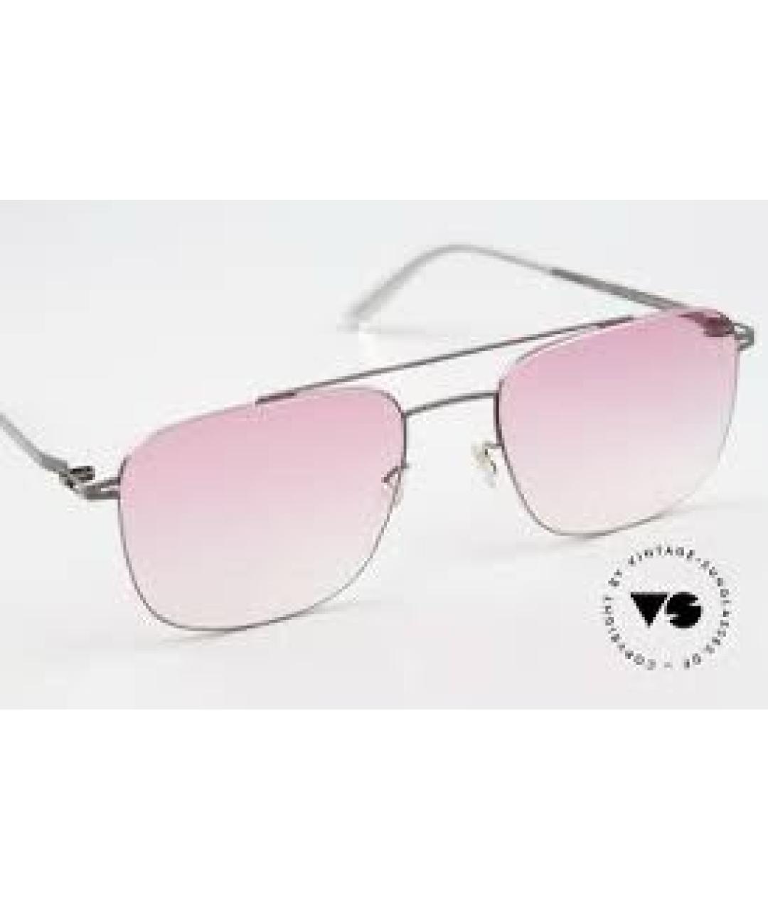 MYKITA Розовые металлические солнцезащитные очки, фото 2