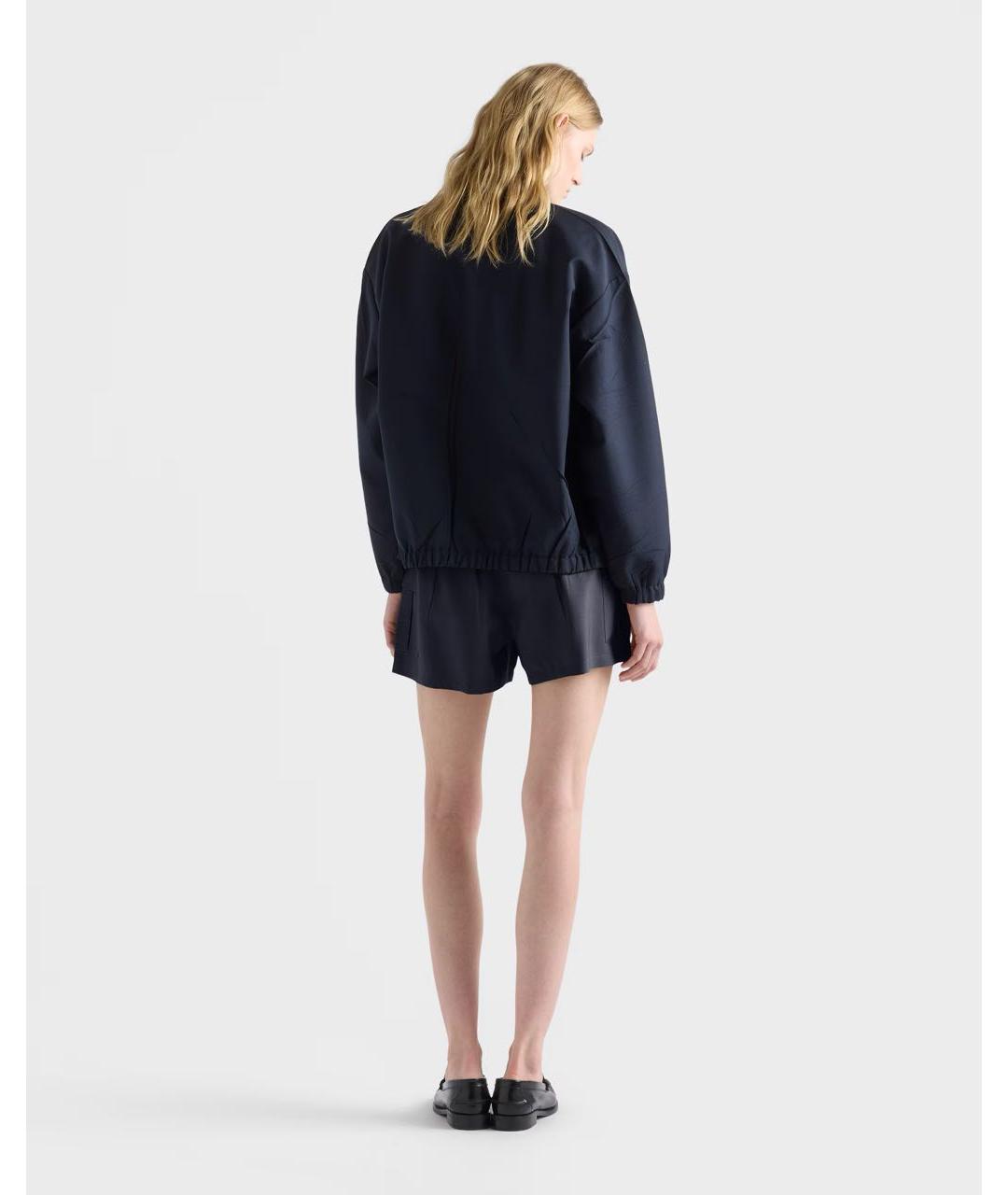 PRADA Темно-синяя шерстяная куртка, фото 4